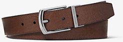 Crossgrain Leather Belt