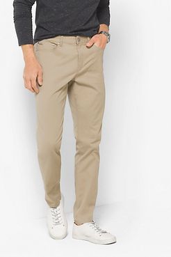 Slim-Fit Cotton-Twill Five-Pocket Pants