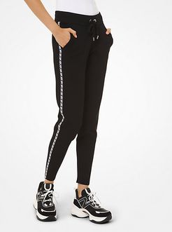 Logo Tape Viscose-Blend Joggers