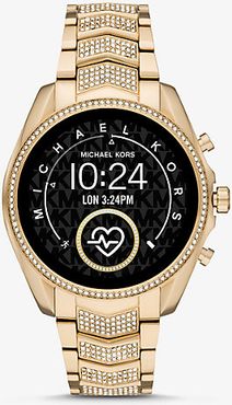 Gen 5 Bradshaw Pavé Gold-Tone Smartwatch