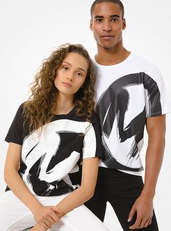 Logo Cotton Jersey Unisex T-Shirt