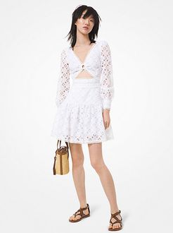 Medallion Lace Cutout Dress