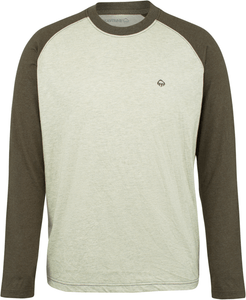 Brower Long Sleeve Tee Blac Olive Heather, Size L