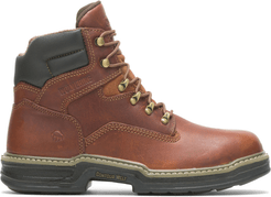 Raider Steel-Toe 6" Work Boot Brown, Size 9 Medium Width