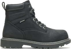 Floorhand 6" Steel Toe Boot Black, Size 7.5 Wide Width