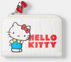 Portamonete Con Stampa Hello Kitty Donna Bianco