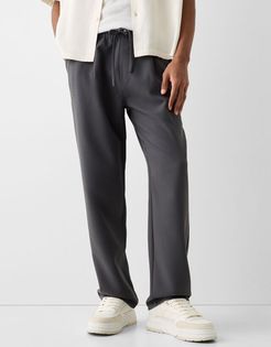 Pantaloni Tuta Tailored Fit Uomo S Grigio Scuro