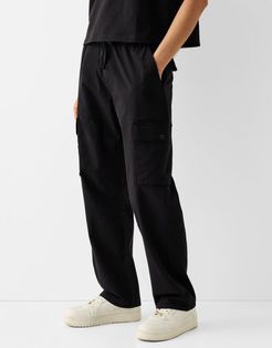 Pantaloni Cargo Uomo S Nero