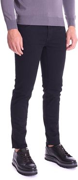 JEANS 370 CLOSE TRUSSARDI JEANS NERO ELASTICIZZATO