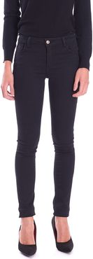 JEANS TRUSSARDI JEANS UP FIFTEEN NERO CON STRASS