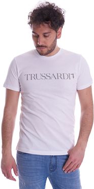 T-SHIRT TRUSSARDI CON LETTERING REGULAR FIT