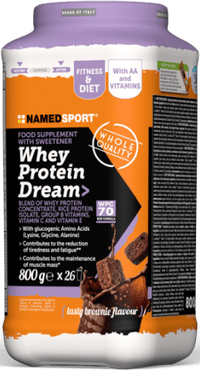 Whey Protein Dream Proteine per Sportivi Gusto Tasty Brownie 800 g