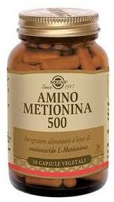 Amino Metionina 500 Integratore per la sintesi delle Metionina 30 Capsule Vegetali