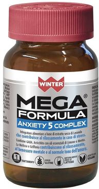 Mega Formula Anxiety 5 Complex Integratore per lo Stress 60 compresse masticabili