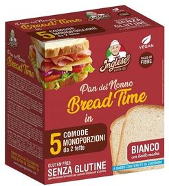 Inglese Bread Time Pane bianco senza glutine 2 pezzi x 125 g