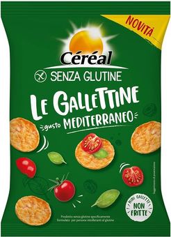 Le Gallettine Gallette senza glutine Gusto Mediterraneo 70 g