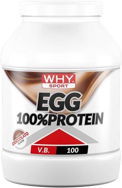 Whysport EGG 100% Protein Integratore di Proteine Gusto Cioccolato 750 g
