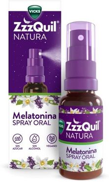 ZzzQuil Natura Spray Melatonina per Favorire Sonno 30ml