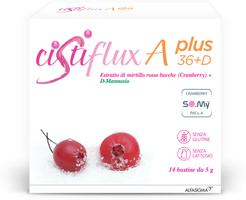 Cistiflux A Plus 36+D Integratore per le Vie Urinarie 14 bustine