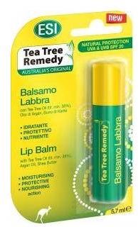 Tea Tree Remedy Balsamo per le labbra al limone 5,7 ml