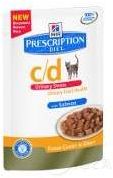 Hill's Prescription Diet C/D Feline Urinary Stress Cibo Umido per Gatti Gusto Salmone