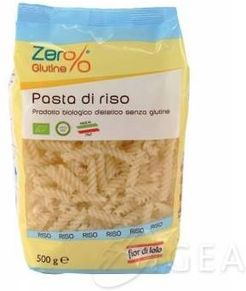 Zer% Glutine Fusilli Pasta di Riso Bio 500 g