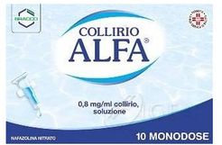 Collirio Alfa 0,8 mg/ml - 10 Monodosi da 0,3 ml