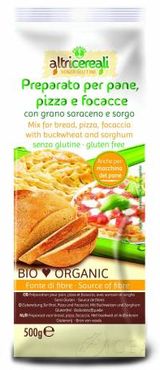 Altri Cereali Preparato bio per Pane Pizza e Focacce senza glutine 500 g