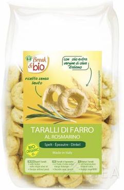 Break & Bio Taralli di Farro al Rosmarino Senza Lievito