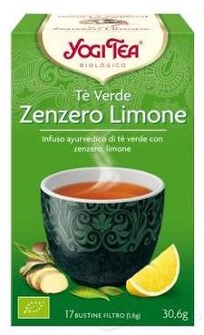 Tè Verde Zenzero e Limone Infuso ayurvedico Biologico 17 filtri