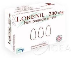 Lorenil 200 mg per il benessere vaginale 3 Capsule Molli Vaginali