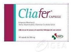 Cliafer Capsule Integratore di Ferro e Vitamina C