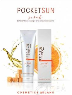 Pocket Sun Scrub Esfoliante Viso Corpo Pre Abbronzante