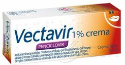 Vectavir 1% Crema per il trattamento dell'herpes labiale 2 g