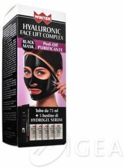 Hyaluronic Face Lift Complex Black Mask Maschera Esfoliante