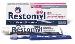 Restomyl Dentifricio e Spazzolino Extrasoft  per Cani e Gatti