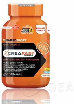 CreaFast Integratore di Creatina per Sportivi 120 compresse