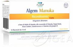 Algem Manuka Ricostituente Forte Integratore Omeopatico ricostituente 10 flaconcini