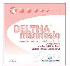 Deltha Mannosio Integratore per il benessere delle Vie Urinarie 20 bustine
