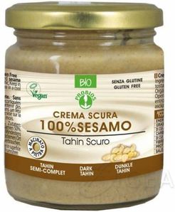 Tahin Scuro 100% Sesamo Crema spalmabile bio e senza glutine 200 g