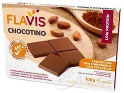Flavis Chocotino Tavolette aproteiche al gusto di cacao 4 x 25 g