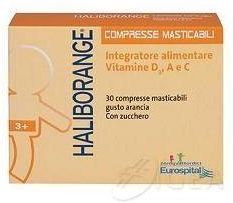 Haliborange Integratore Vitamine D3, A, C In Compresse Masticabili