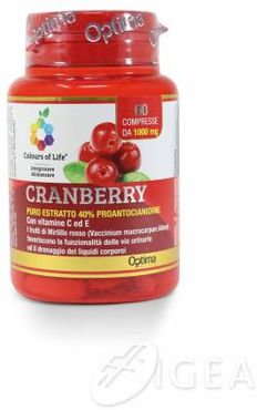 Colours of Life Cranberry Integratore per le Vie Urinarie