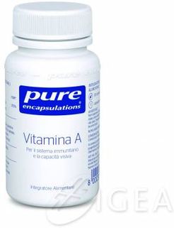 Pure Encapsulations Vitamina A Pelle Idrata e Occhi in Salute 30 Capsule
