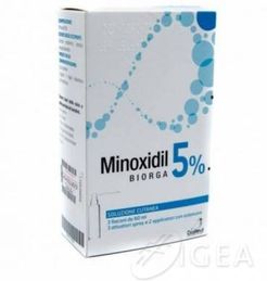 Minoxidil Biorga 5% Soluzione Cutanea 3 Flaconi da 60 ML