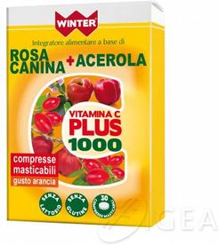 Vitamina C Plus 1000 Rosa Canina e Acerola 30 compresse