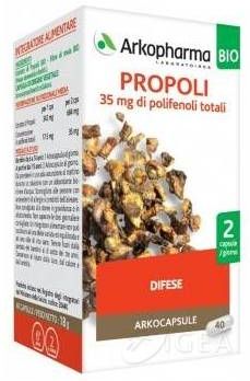 Arkocapsule  Propoli Bio Integratore per Respirare Bene 40 capsule