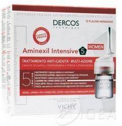 Dercos Aminexil Intensive Donna Trattamento Anticaduta 12 flaconcini