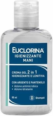 Euclorina Gel Mani Igienizzante Azione Lenitiva 80 ml