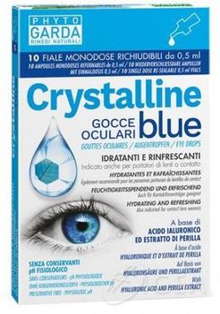 Crystalline Blue Gocce Oculari Idratanti Rinfrescanti 10 fiale